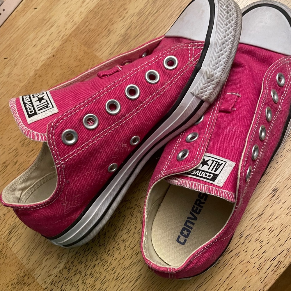 Hot Pink Low Converse